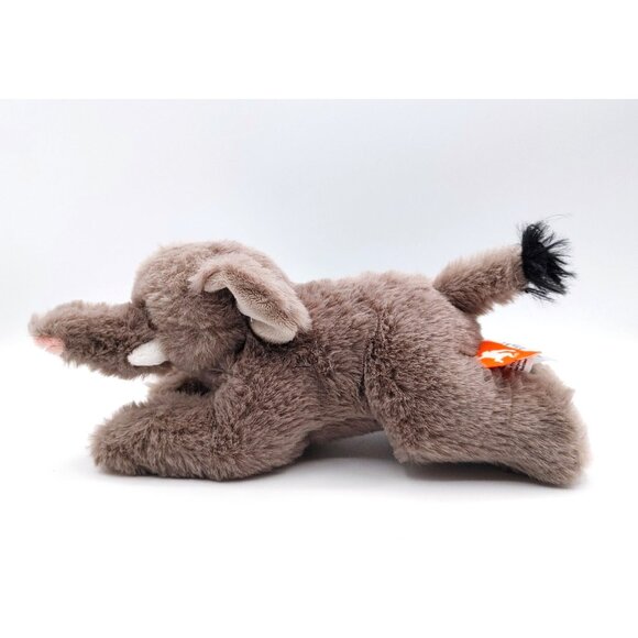 Wild Republic Gray Elephant Plush Laying Down 7" Stuffed Animal Soft Toy - Picture 1 of 4